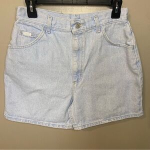 Vintage 1990s Lee Light Washed Denim Mom Jean Shorts 14P Great!!